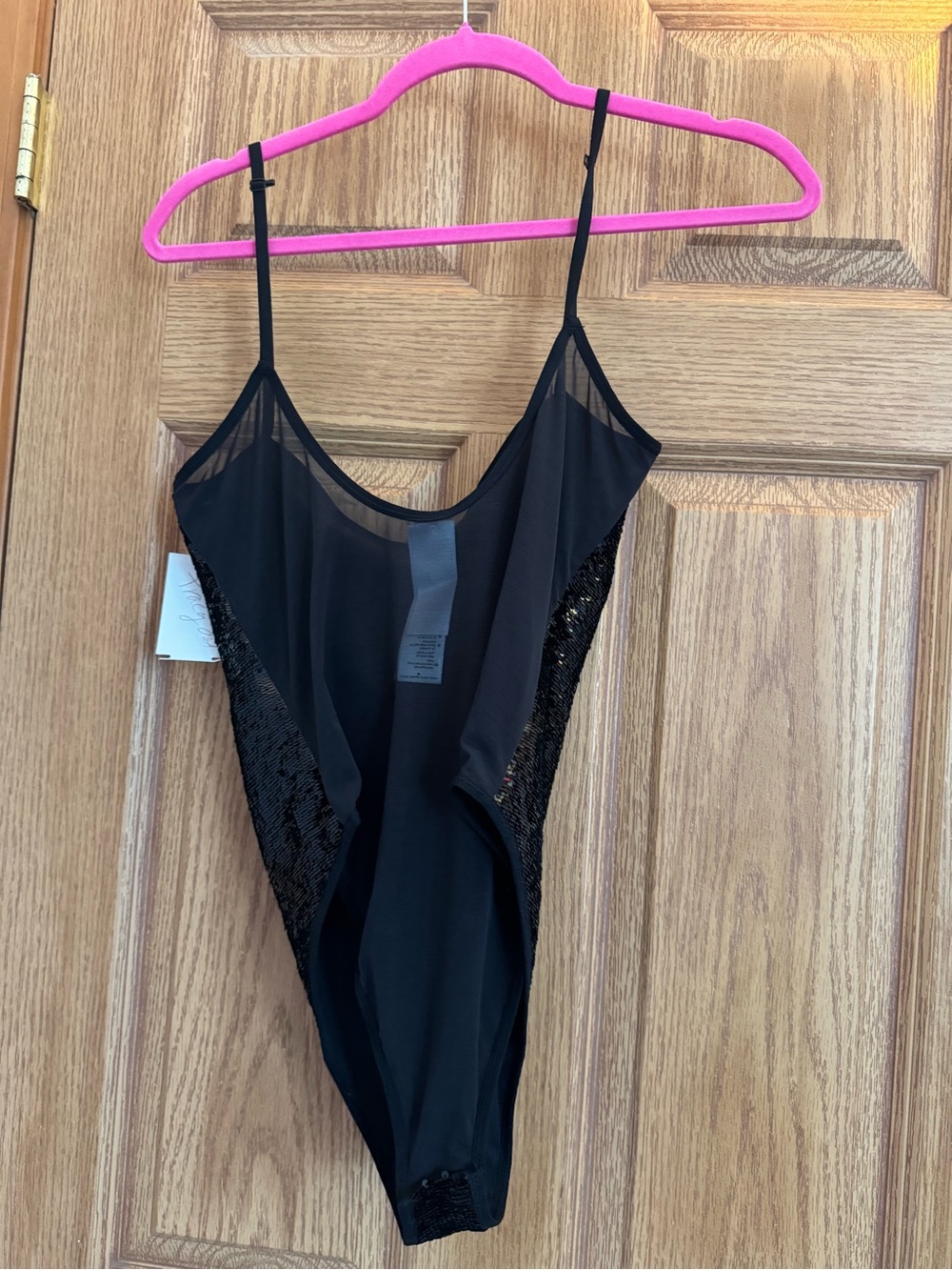 NWT Wolford Black Sequin Bodysuit - Picture 2 of 8